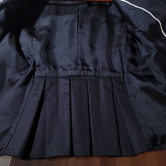 SEVENTY Italian Single Breasted Black Blazer TG 44 - Picture 7 of 9